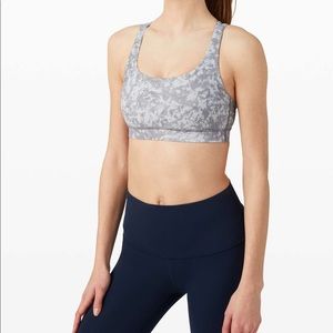 Lululemon Energy Bra - Summer Shade Ice Grey Multi